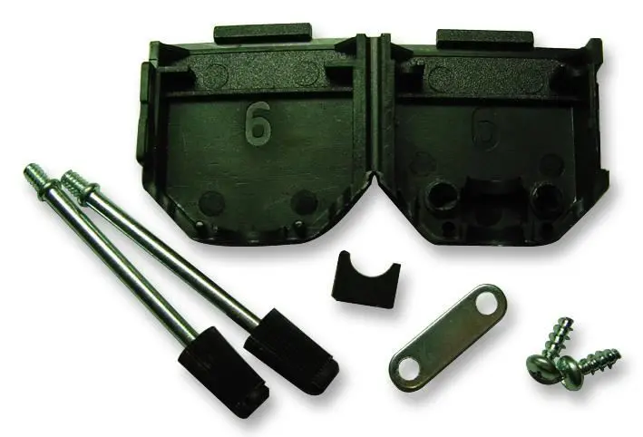 OSSI Capa Snap Fit D 9 vias, Preta