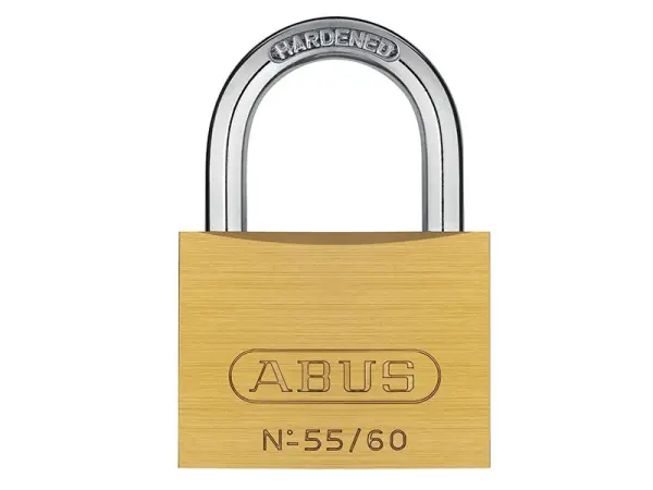 ABUS Cadenas laiton 55/60mm avec goupilles anti-crochetage