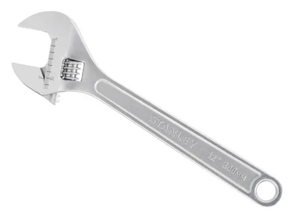 STANLEY Metal Adjustable Wrench 300mm (12in)