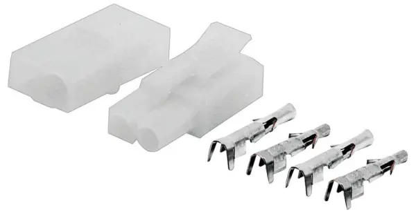 VELLEMAN 2-Pole 6.2mm Housing Plug & Socket Kit