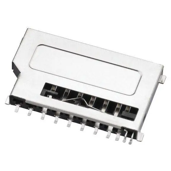 SD Card Connector Push-Pull 9 Pin, WR-CRD