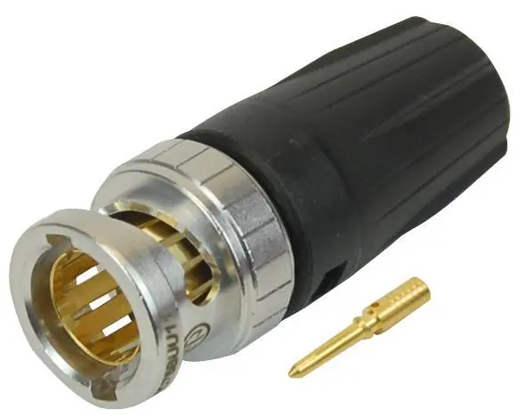 Connecteur BNC coaxial NEUTRIK 75 Ohm rearTWIST HD pour câble 7,3mm