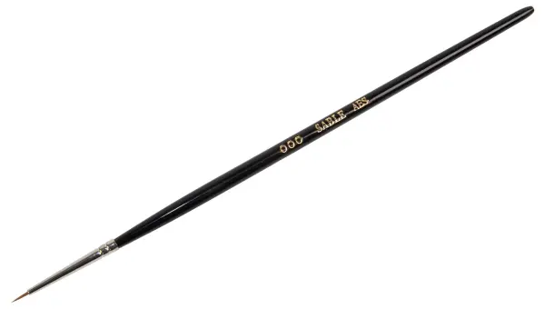 Raraion No.000 Sable Bristle Paint Brush 165mm Wood Handle