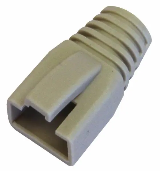 PRO SIGNAL RJ45 Kabelverschraubung 8mm für große Kabel, grau, 5er Pack