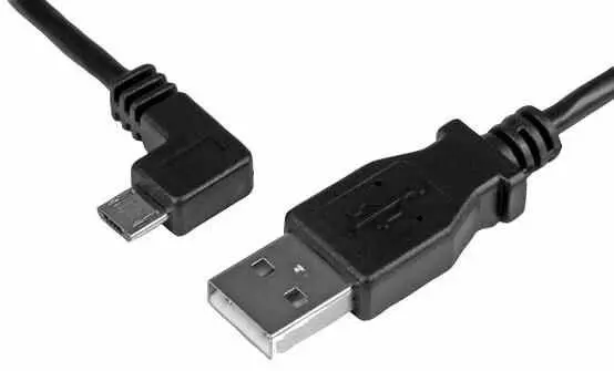 Startech Left-Angled Micro USB Charge & Sync Cable, 1m