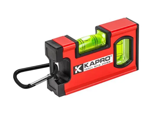 Kapro TWIN™ מפלס מיני עם קראבינר, 10 ס''מ