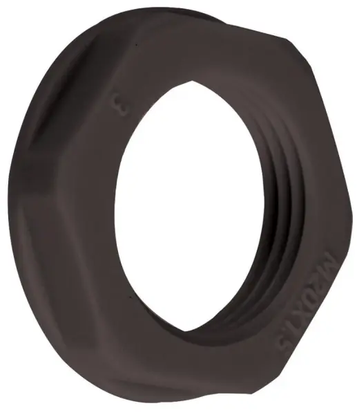 Porca de Segurança M20 em Nylon, Preto, Pacote de 10 - CONCORDIA TECHNOLOGIES