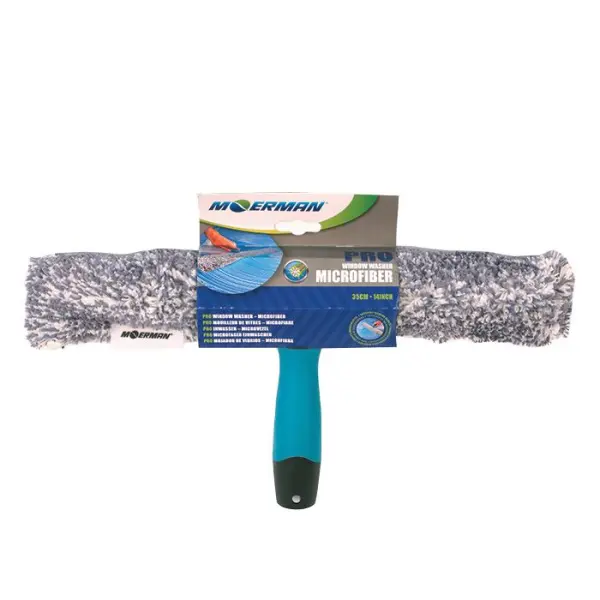 Moerman PRO Fensterreiniger mit Mikrofaser-Überzug 35cm