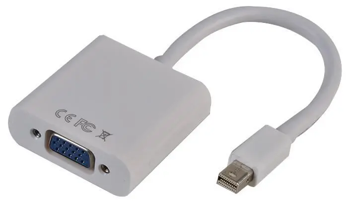 PRO SIGNAL Mini DisplayPort na VGA adaptér, 155mm