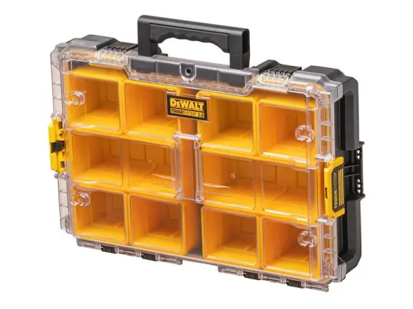DeWALT DS100 TOUGHSYSTEM™ 2.0 Cassetta Attrezzi con Coperchio Trasparente