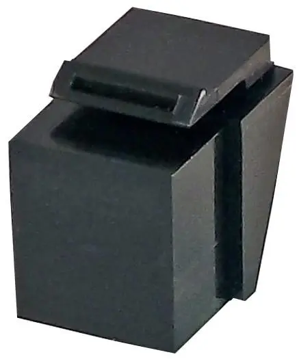 HiLo 블랭크 키스톤 클립인, 블랭크 (검정색)