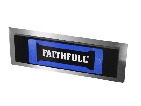 Faithfull Stainless Steel Flexifit Trowel with Foam Backing, 14in