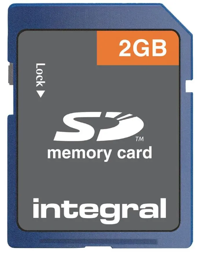 INTEGRAL SD 메모리 카드, 2GB