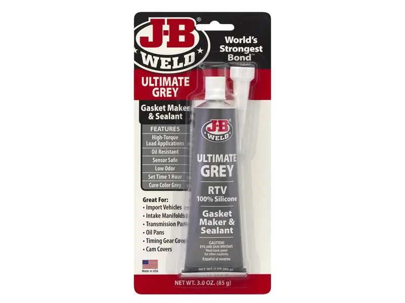 J-B Weld Selante e Vedante de Silicone para Juntas, Cinza, 85g