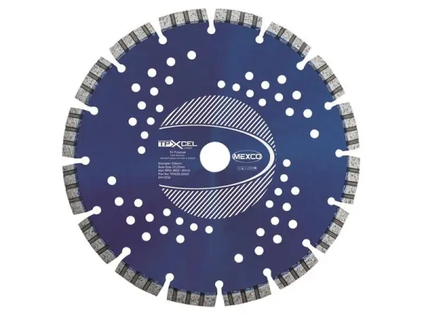 MEXCO XCEL Grade Multimaterial-Diamanttrennscheibe 230mm