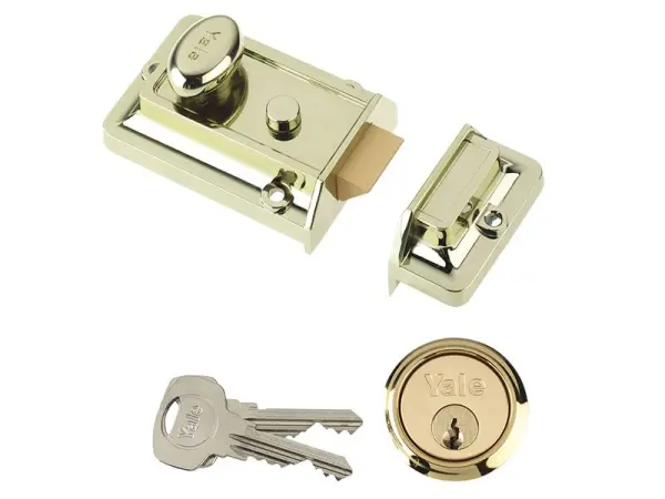Yale Locks - P77 Teralu Malam Tradisional 60mm Backset Hiasan Brasslux Visi