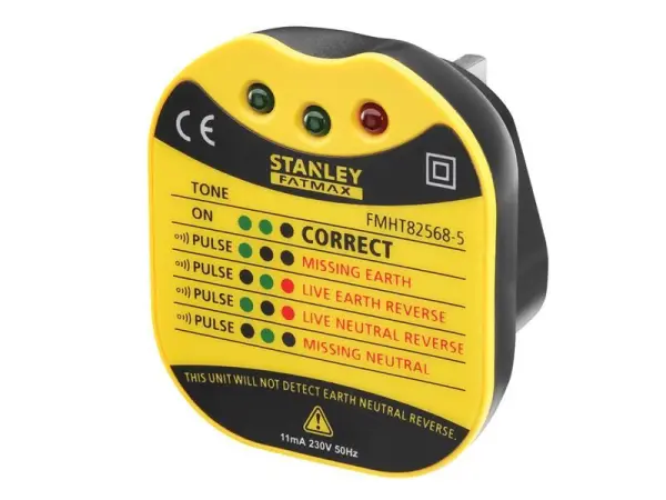 STANLEY FatMax Probador de Enchufes UK