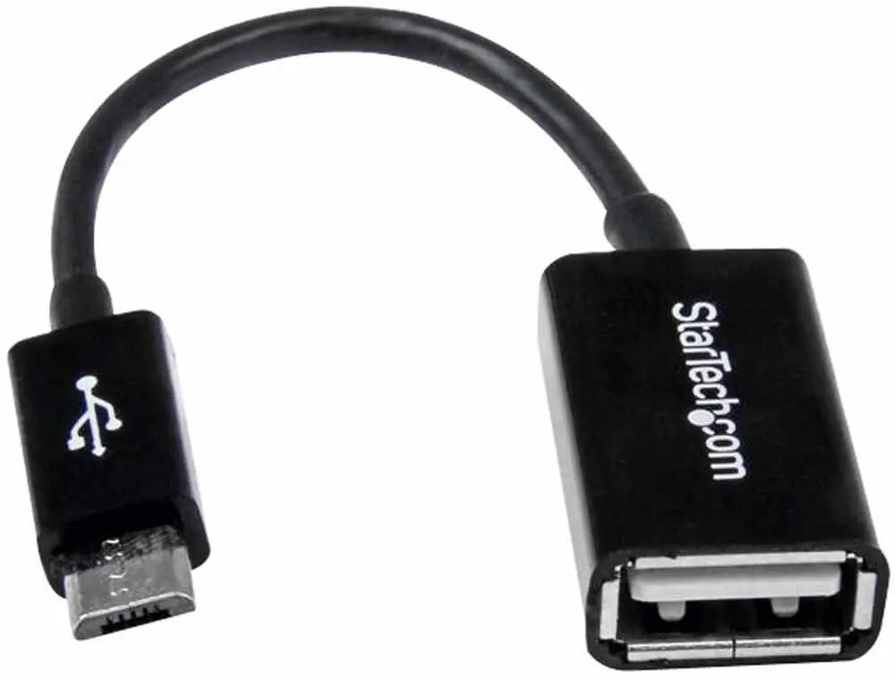 STARTECH 黑色Micro USB OTG轉接器