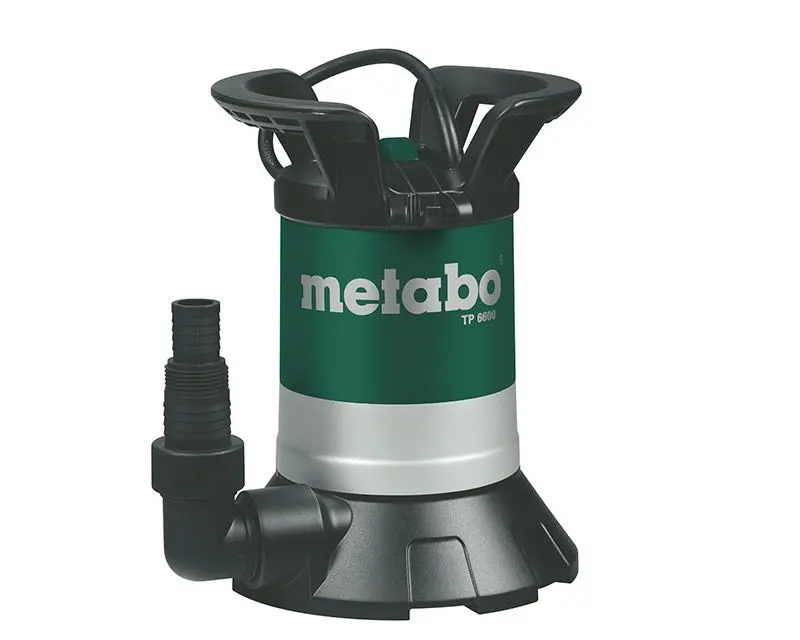 Metabo TP 6600 잠수식 워터 펌프 250W, 시간당 6,000L, 6m