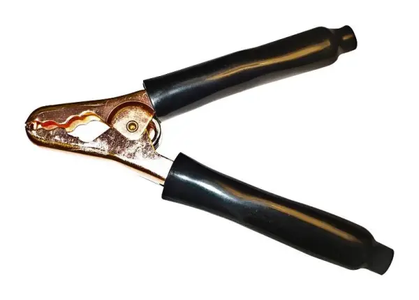 Mueller Electric BU-41 Series 400A Battery Clip, Copper, Black Insulator