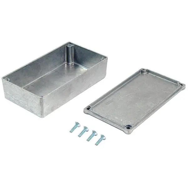 IP54 Die Cast Aluminium Project Enclosure Silver 111x60x31mm