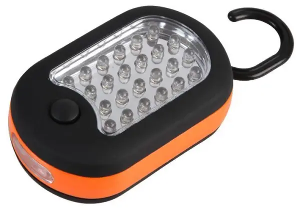 PRO ELEC Lanterna de Trabalho LED Magnética Mini, 24+3 LED, 100lm