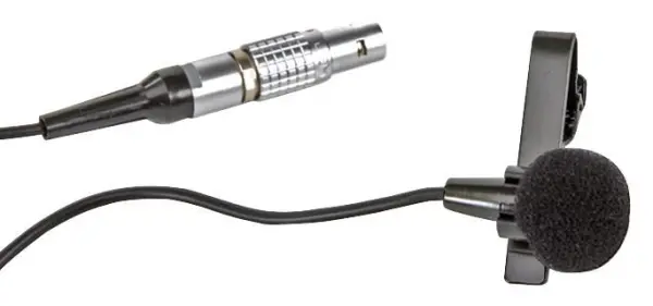 TRANTEC Lavalier Mikrofon mit 4-Pin Lemo-Stecker