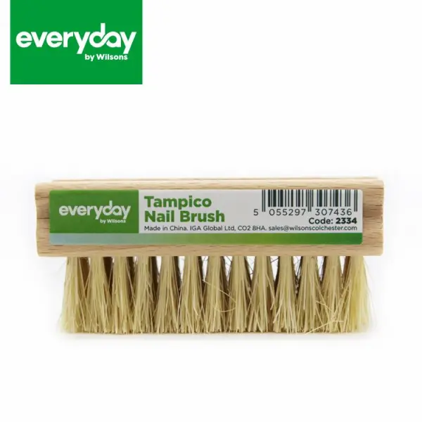 Everyday by Wilsons Wooden Nail Brush with Tampico Fibre, Case of 12
