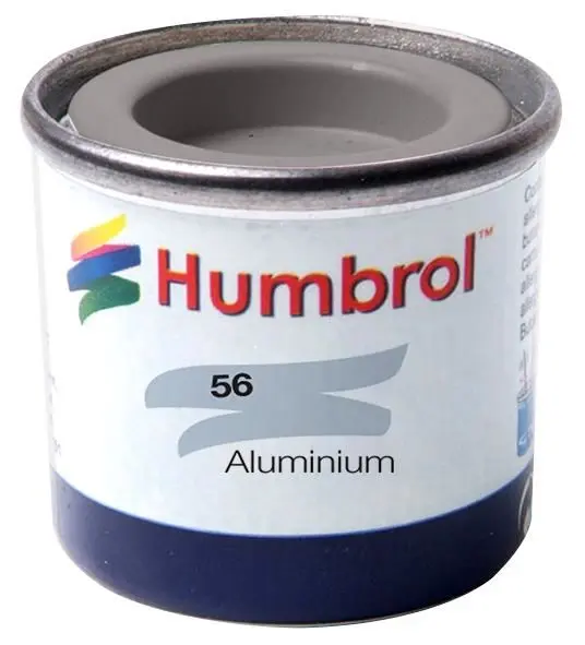 Humbrol Aluminium Metallic Enamel Paint 14ml