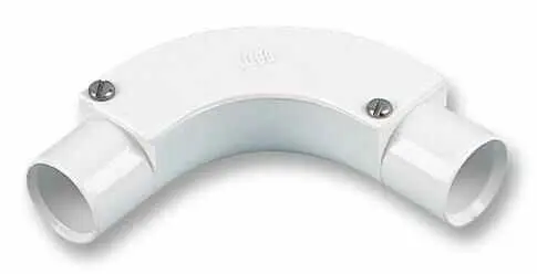 Pro Power Inspection Bend, 25mm, White, Single Pack