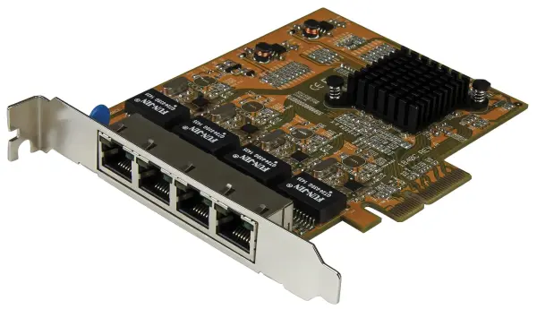 StarTech.com 4 Port PCI Express Gigabit Network Card