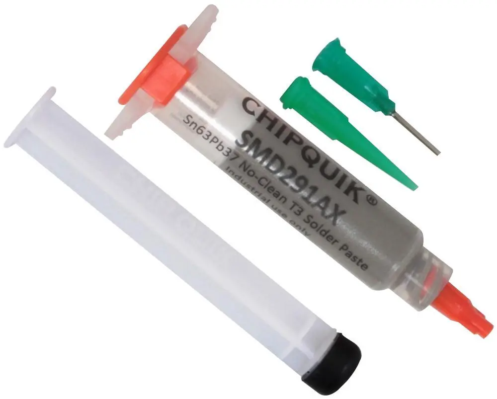 CHIP QUIK No-Clean Solder Paste Syringe, 5cc with T3 Tip