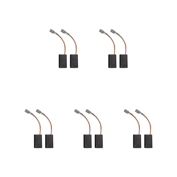 CarbonBr 5 Sets van 2x Koolborstels voor AEG Mini Slijper, 6x9x15,5mm