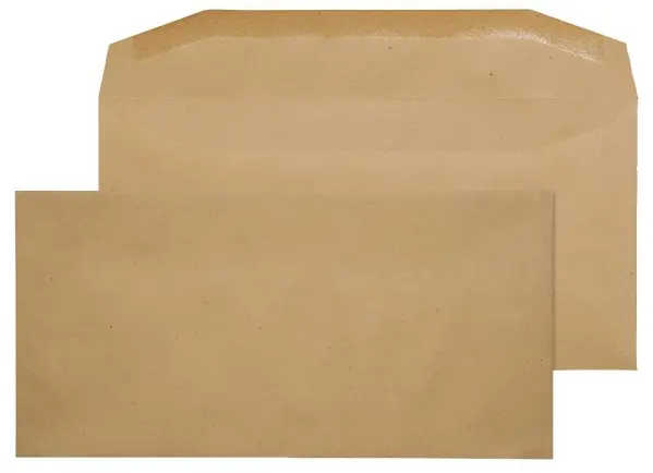 Blake UK Manilla Gummed Envelopes 110x220mm Pack of 50