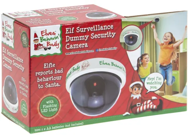 RARAION Dummy Christmas Elf Surveillance Camera