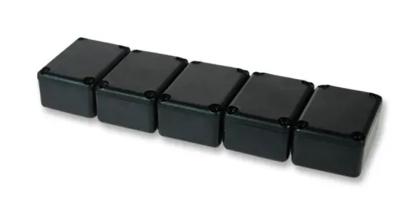 CAMDENBOSS Black ABS Potting Boxes with Lids, 34x24x16mm (Pack of 5)