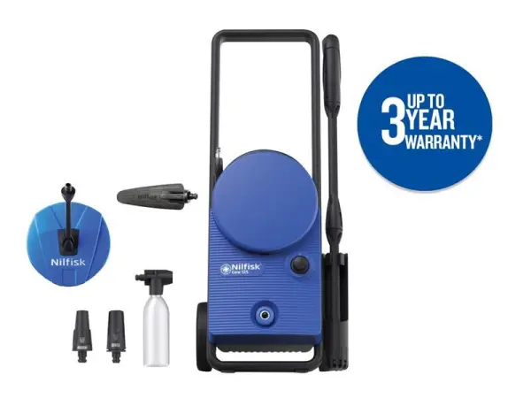 Nilfisk CORE 125 Inneall Brúiteachta Baile agus Gairdín, 125 bar, 240V