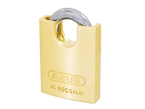 ABUS 65CS/40mm Visací zámek s uzavřeným obloukem a mosazným tělem