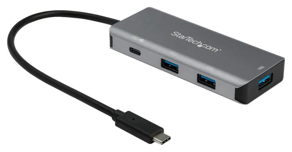 STARTECH 4포트 USB 3.2 Gen 2 허브 (100W PD 지원)
