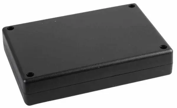 Multicomp ABS Opbergdoos met Deksel, 178x122x36mm, Zwart