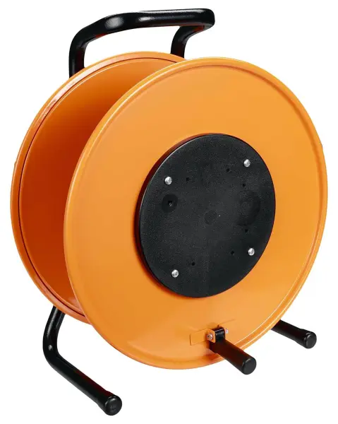 SCHILL - Empty Hand Wound Cable Reel, 380mm - Orange