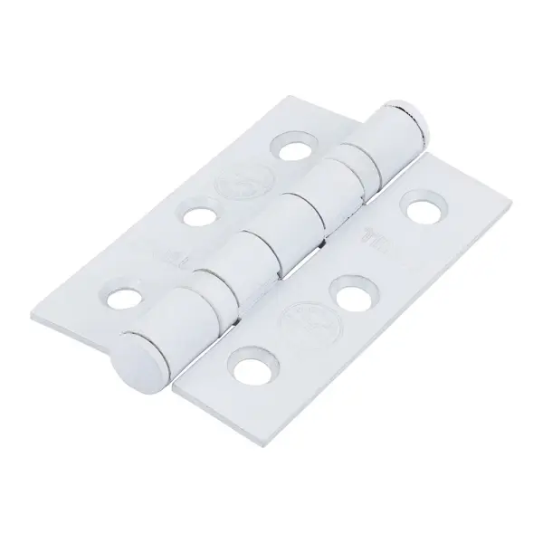 Timco 7 防火門鉸鏈 環氧白色 76 x 50 x 2.0mm (一對)