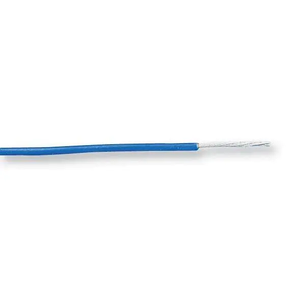 GLOBAL MEASUREMENT AND CONTROL PTFE Insulated Equipment Wire 19/0.2mm Reel - Blue 18 0.25mm