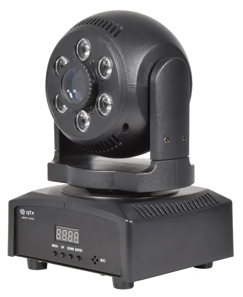 QTX 14 Channel DMX SpotWash Moving Head LED Projector 100W