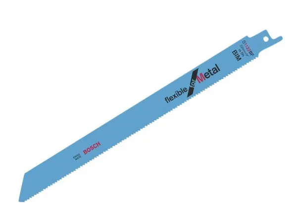 Bosch S 1122 BF Flexible Metal Reciprocating Saw Blade, 225mm, 14 TPI (Pack of 