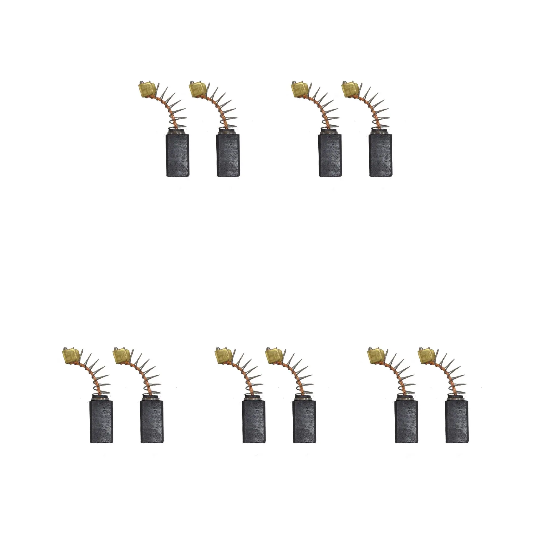 CarbonBr - Lot de 5 jeux de balais carbone pour perceuse AEG A45, 5 x 8 x 16/14