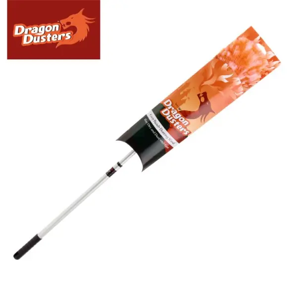 Dragon Dusters Extending Dusting Wand, Orange, 82-115 cm