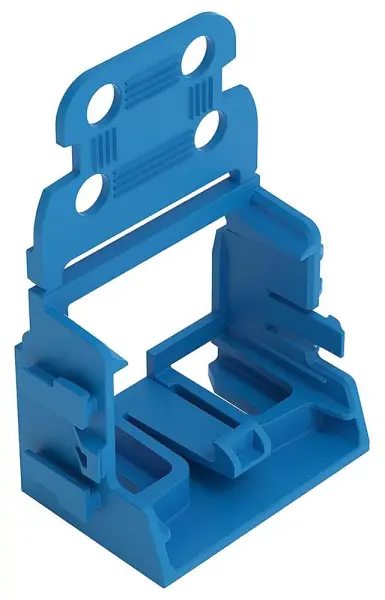 WAGO 10 Way Mounting Carrier for 221 Series, Screw Mount - Blue
