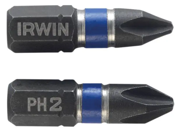 IRWIN® Cacciavite a Impulso PH2, 25mm, Confezione da 20