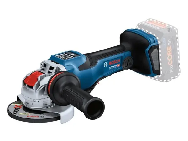 Bosch GWX 18V-15 PSC BITURBO Míoneitreoir Uillinne, 125mm, Aonad Lom